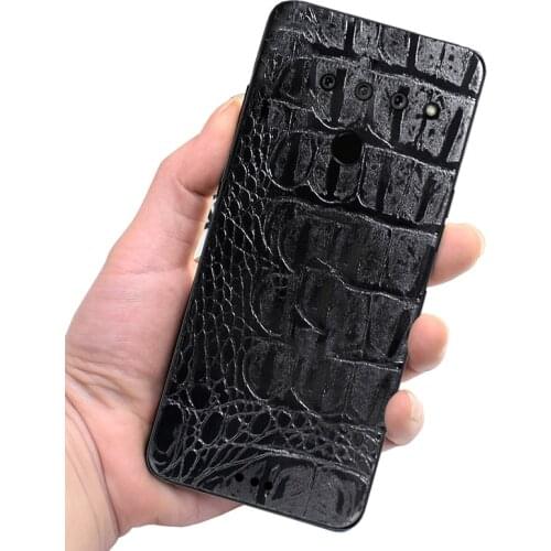3D Camo Crocodile Snake Film Wrap Skin Phone Back Paste Sticker For LG G8 ThinQ 3 Camera Q70 V50 V40 V35 V30 G7 G6 Q Stylus