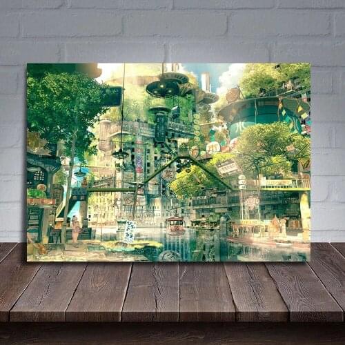 Canvas Paintings Summer Wall Art Home Decor Boston Ivy Poster HD Prints Modular Anime Landscape Pictures Living Room Framework