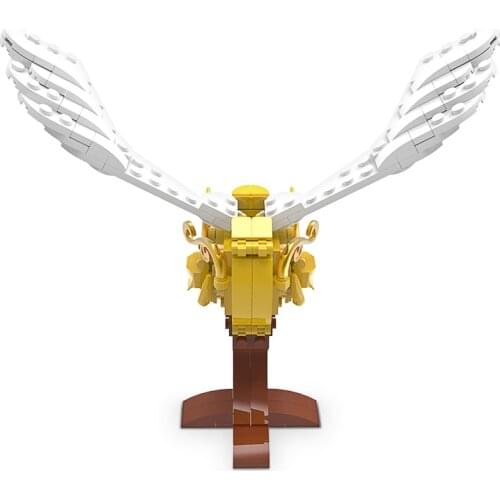 MOC Magic Movie Golden Flying Ball With Wing Building Blocks Competition Sphere Bricks Idea Toys For Children Birthday Gifts