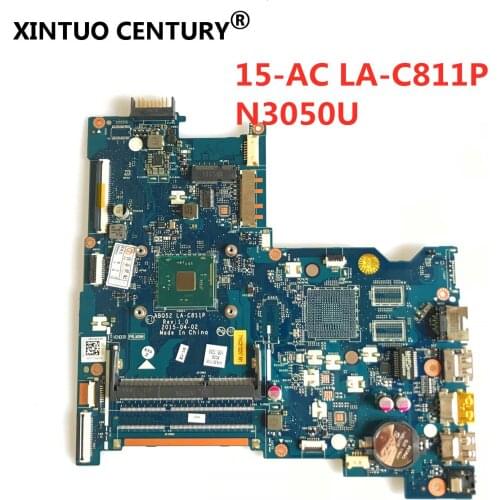 LA-C811P For HP pavilion 250 G4 15-AC laptop motherboard N3050 CPU DDR3 815248-501 815248-601 815248-001 ABQ52 LA-C811P