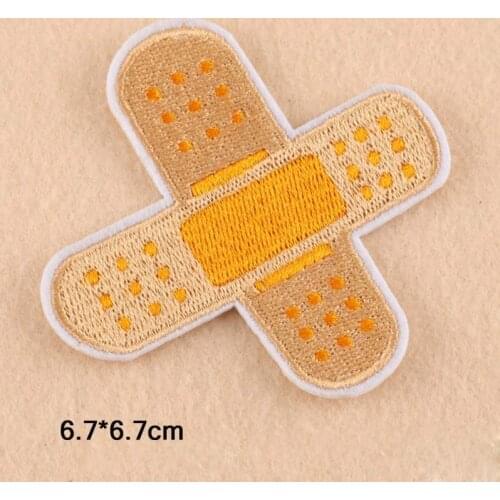 Band-aid Pants Bandage Iron On Patch Embroidered Embroidery Clothes plaster Patch For Clothing Clothes Apparel Accessories