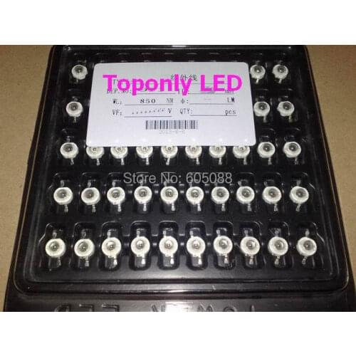 Hot selling Epistar chips infrared high power led 850nm 3w ir lighting diodes DC1.8-2.2v 350pcs/lot promotion DHL free shipping
