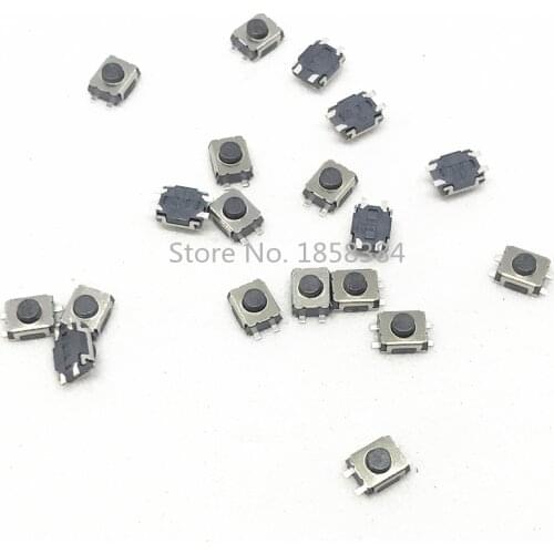100pcs/lot Micro button tact switch 4 pin SMD little turtle 3x4x2MM 4 * 3 * 2MM single shrapnel temperature
