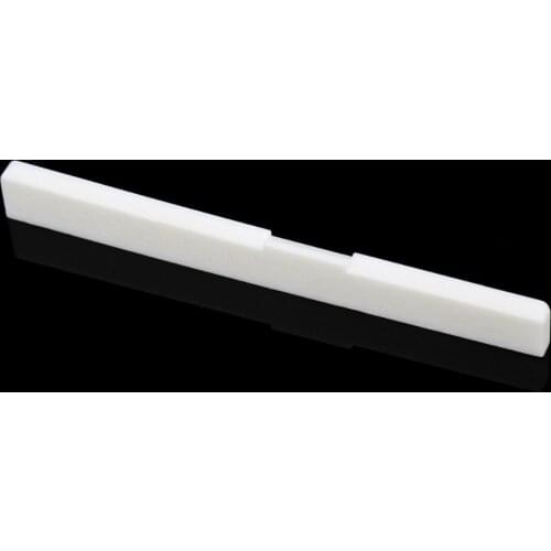 Musiclily 6 String Classical Guitar Bone Saddle, DJ-06 80x3x9/8mm (2 Pieces)