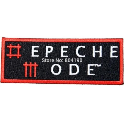 4" Band Name Logo Electronic Music Band Heavy Metal Iron On Patches For Clothing MOTIF APPLIQUE Rock Punk Badge