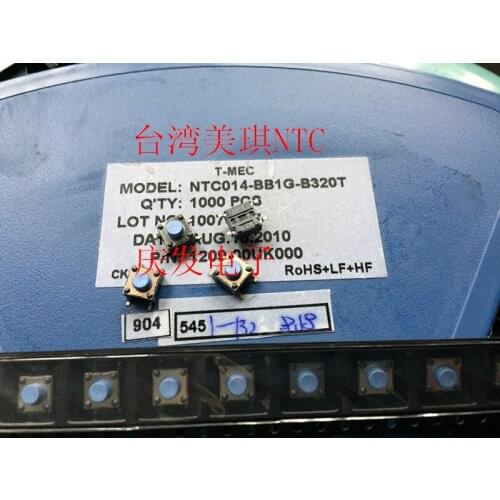 Taiwan Majestic NTC014-BB1G-B320T Touch Switch 6*6*5 Patch Move Original Spot