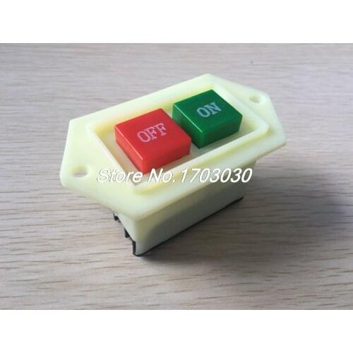 AC 220/380V 5A ON/OFF Start Stop Self-Locking Push Button Switch
