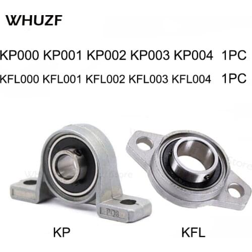 1pcs Zinc Alloy Diameter 8mm To 30mm Bore Ball Bearing Pillow Block Mounted Support Kfl08 Kfl000 Kfl001 Kp08 Kp000 Kp001 Kp002