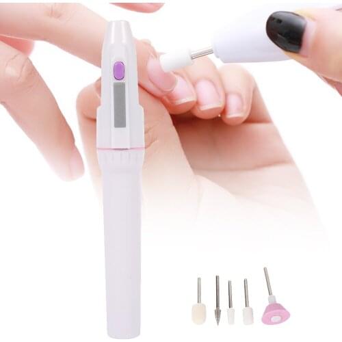 Portable Electric Nail Drill Machine Kit Manicure Drill Nail Art Pen File Nail Tools Grinding Burnishing Polisher Pedicure Tool