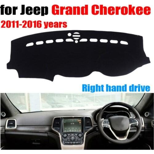 Car dashboard covers mat for Jeep Grand Cherokee 2011-2016 Right hand drive dashmat pad dash cover auto dashboard accessories