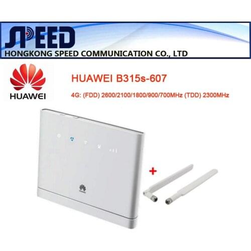 Unlocked Huawei B315s-607 4G/LTE Mobile Wi-Fi Router Hotspot 150 Mbps White repetidor wifi outdoor exterior lte router lan