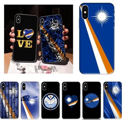 PXCEHNG Luxury M-Marshall Islands Flag Phone Case For iPhone 12 Mini 11 Pro XS Max X XR 7 8 Plus