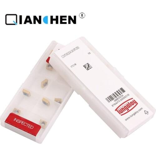 Tungaloy CCMT060204-24 MPJ350 CCMT060208-24 MPJ350 Carbide CNC Inserts CNC Japan 10pcs Internal Turning Tool Hard Alloy
