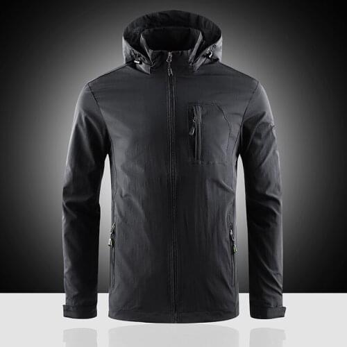 Spring And Autumn Outdoor Assault Riding Jacket Jacket Mens Thin Quick-drying Casual Large Size Windproof And Waterproof 9875