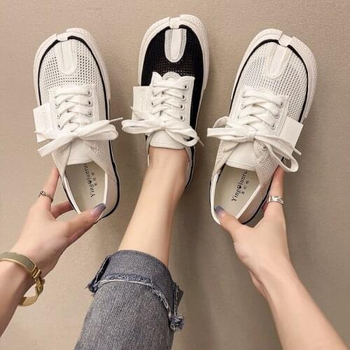 Mesh Breathable Flat Bottom Ladies Single Shoes Spring And Summer New Style Comfortable All-Match Casual Shoes