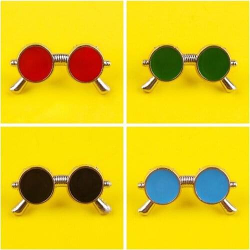 Sunglasses Badge On Clothes Brooch Pin Cute Funny Sunglass Brooch Child Jewelry Gift Backpack Clothing Buckle Brooch Accessories
