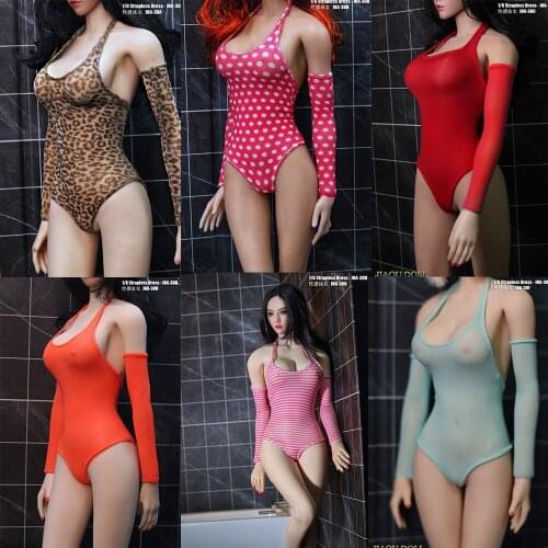 1/6 female figure tight swimsuit sexy lingerie halter suit for 12 inch action figure accessory model