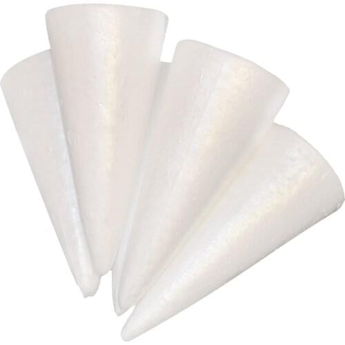 10pcs 100mm 150mm Cone Christmas Tree Styrofoam Foam for Kids Craft Xmas