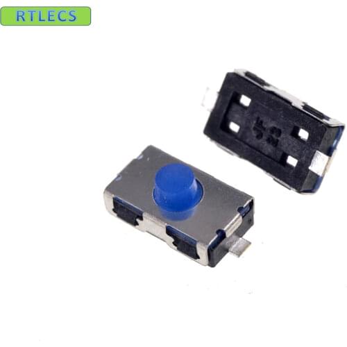 100pcs 3.8x6.0 mm 2.50mm Height Normal Closed Type Tact Switch reflow solder SMT / SMD Vertical PCB 250gf