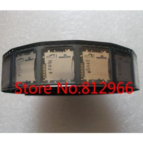 100pcs/lot, Original new micro SD memory TF Card Reader holder socket for Tab 3 8.0 T310 T311 T111 T210 T211 T310 T311 P5200