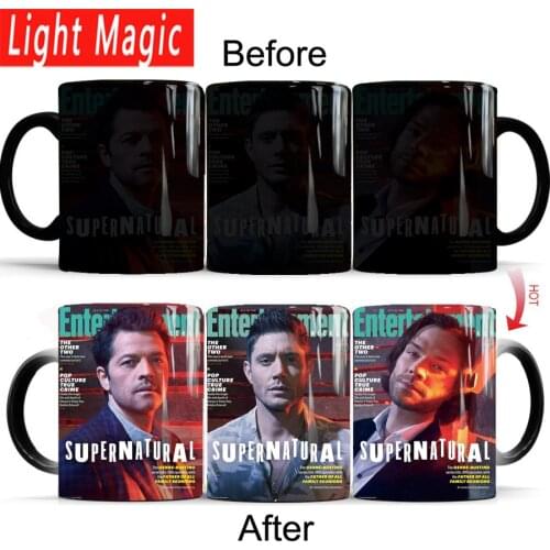 2019 supernatural coffee mug 11oz color changing ceramic mugs cup best gift mug for your friends drop shipping