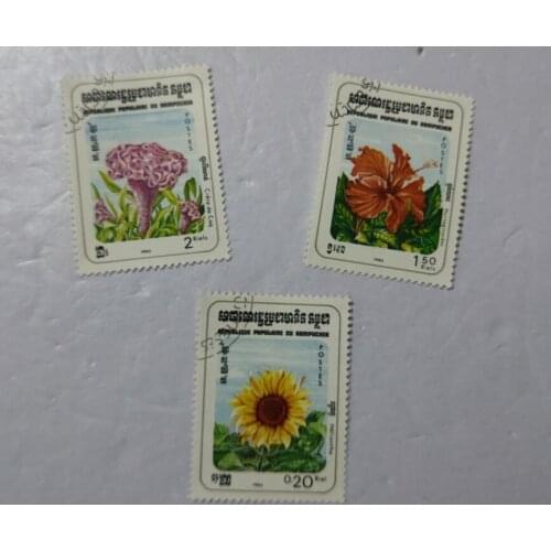 3PCS Lao stamps 1983， Post Stamps Postage Collection