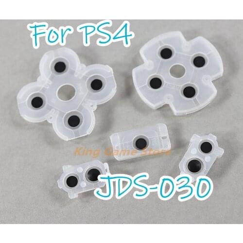 50sets Transparent Silicon Rubber Pads Contact L2 R2 Button Conductive Rubber Button for PlayStation 4 PS4 JDS-030 Controller