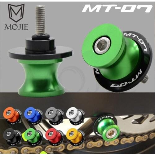 6mm Motorcycle Swingarm Spools Slider For YAMAHA MT07 MT-07 MT 07 2006 2007 2008 2009 2010 2011 2012 2013 2014 2015 2016 2017