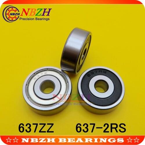 637ZZ 637 ZZ Z1 80037 637-2RS 637RS Miniature Deep Groove ball bearing 7*26*9mm