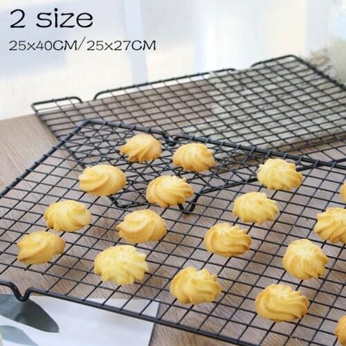 Stainless Steel Non-stick Pan Cooling Rack Cooling Net Baking Tray For Biscuit Bread Cake Grill Kitchen Accessories 27 40cm
