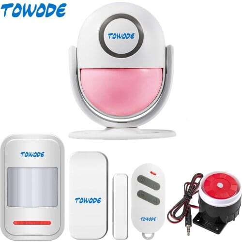 KERUI Wireless Motion Alarm System 120dB Loud Home Security PIR Motion Detector Store Burglar Alarm Welcome Doorbell Alarm Kits