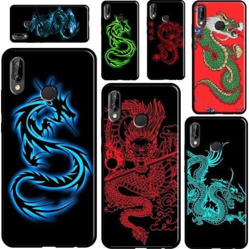 Ancient Japanese Dragon For Huawei P20 P40 P30 Pro Mate 20 Lite Nova 5T P Smart 2019 2021 Case For Honor 10i 9X 8X