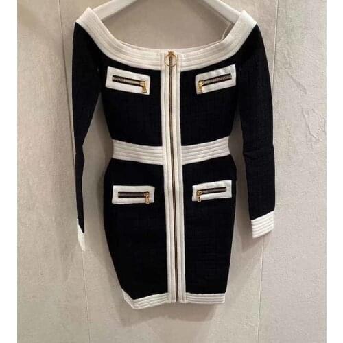 Модные вязаные платья Cosmicchic China At AliExpress