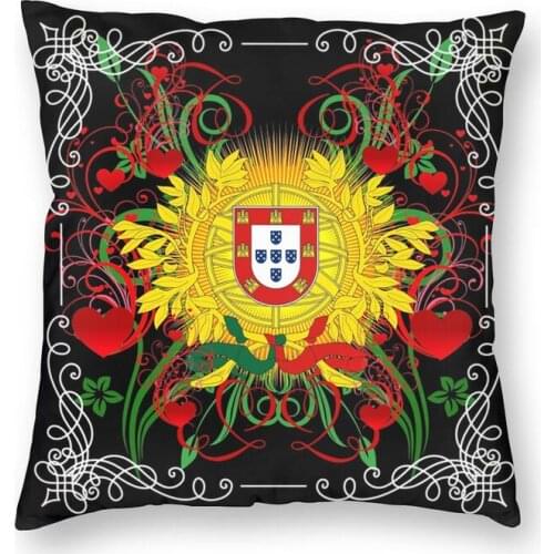 Art Portugal Cushion Cover 45x45cm Home Decorative Print Rooster Barcelona Throw Pillow for Car Two Side