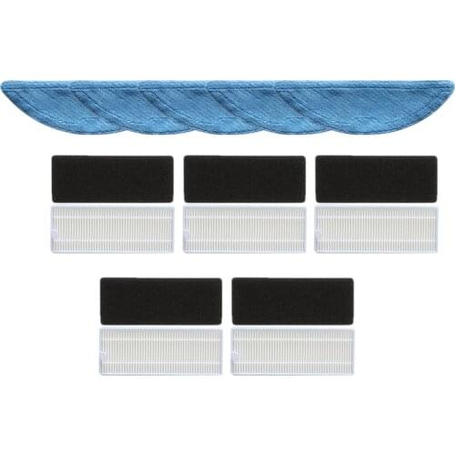 Robot Vacuum Cleaner HEPA Filter Mop Cloth for Ecovacs Deebot N3 Fun/Neo DU31 DU33 Robotic Vacuum Cleaner Parts