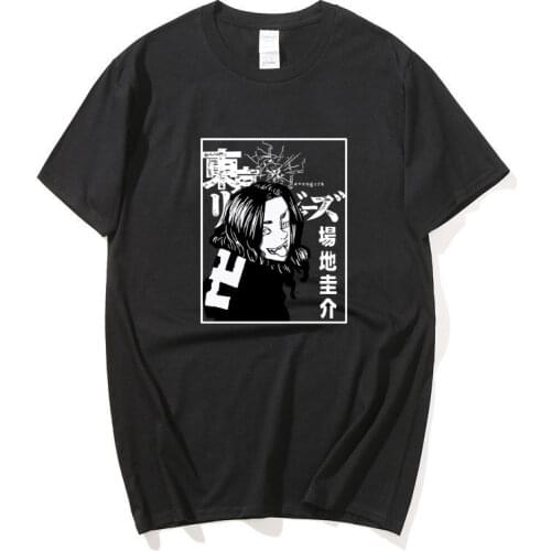 Harajuku Japanese anime Tokyo Revengers Men Women Summer anime Print Leisure fashion t-shirts Streetwears short sleeve