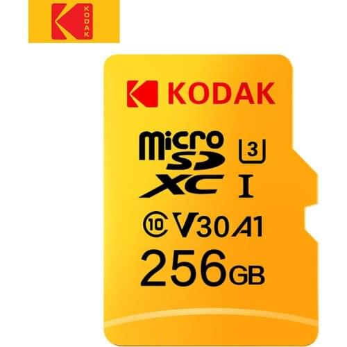 Original Kodak U3 A1 V30 Micro SD Card 128GB 32GB 64GB 256GB 512GB Class 10 Memory Card 32 64 128 256 GB Video Phone Memory Card
