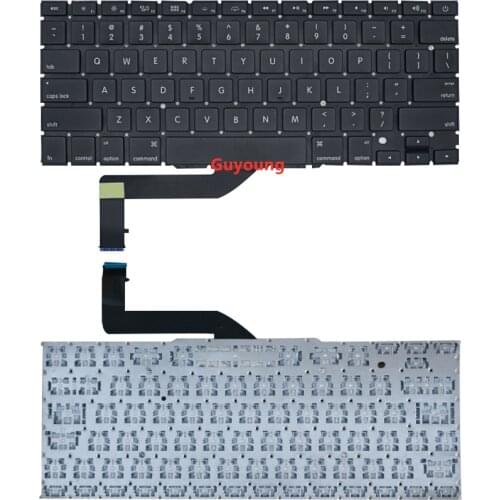 Laptop Keyboard English US Keyboard For Macbook Pro 15" A1398 2012 2013 2014 2015