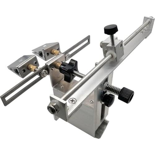 KME Fixed Angle Sharpener with Turning Chuck Double Chuck Mode with Four Diamond Grindstone Professional Metal Models