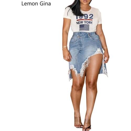 Lemon Gina Denim Skirts For Women