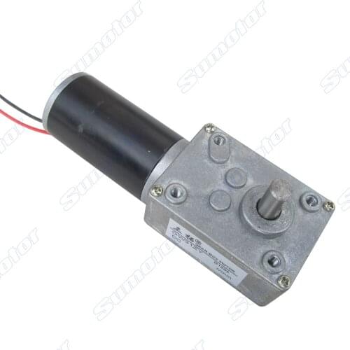 GW31ZY Cuprum Worm Wheel DC 12V 24V Worm Gear motor, Cuprum Worm Wheel + Steel Worm, all metal gear