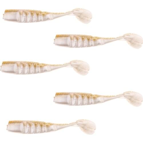 5 Pieces 8g Floating Fishing Lures Soft Bait Rainbow Lure Fishing Tools Swimbaits for saltwater freshwater Bass Trout Walleye