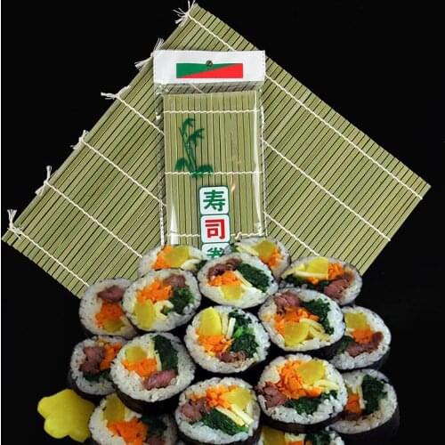 Sushi Curtain Cooking Accessories Sushi Rolling Roller Hand Maker Sushi Tools Onigiri Rice Rollers Bamboo Non-stick