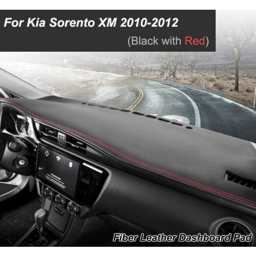 For Kia Sorento 2010-2012 Xm Pre-Facelift Anti-Slip Mat Dashboard Cover Pad Sunshade Dashmat Carpet Anti-Uv Car Accessories