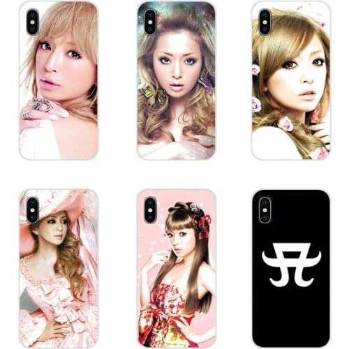 Transparent TPU Shell Cases For Xiaomi Mi4 Mi5 Mi5S Mi6 Mi A1 A2 5X 6X 8 9 Lite SE Pro Mi Max Mix 2 3 2S japanese Ayumi Hamasaki