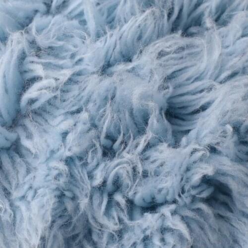 Extra Wool Flokati Rug Backdrop Newborn Photography Blanket backdrop Baby Stand Beanbag Covering Layer