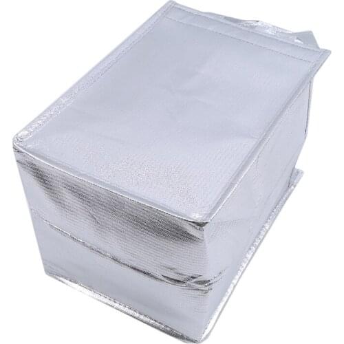 4" Waterproof Insulated Bag Cooler Bag Insulation Folding Picnic Portable Ice Pack Food Thermal Bag Pizza Bag Food Delivery Bag