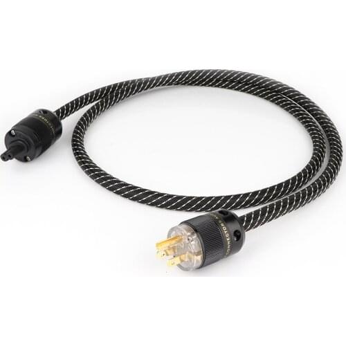 Yter Hi-End Hifi Audio Power Cable Power Cord with EU Plug Tube amplifer