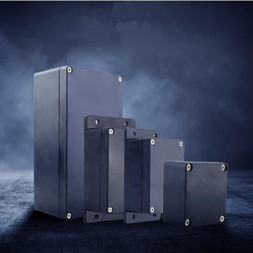 Project Box ABS Plastic IP67 Waterproof Dustproof Electrical Junction box Enclosure Black Housing Instrument Case