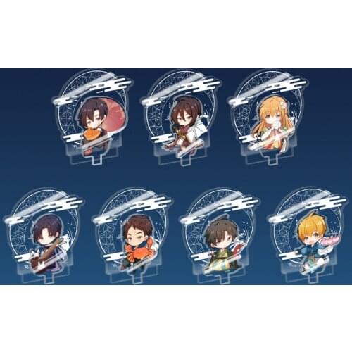 1pcs Anime Cartoon The Kings Avatar Ye Qiu Huang Shaotian Printed Acrylic Stand Figure Decor Accessories Boy Girl Gift